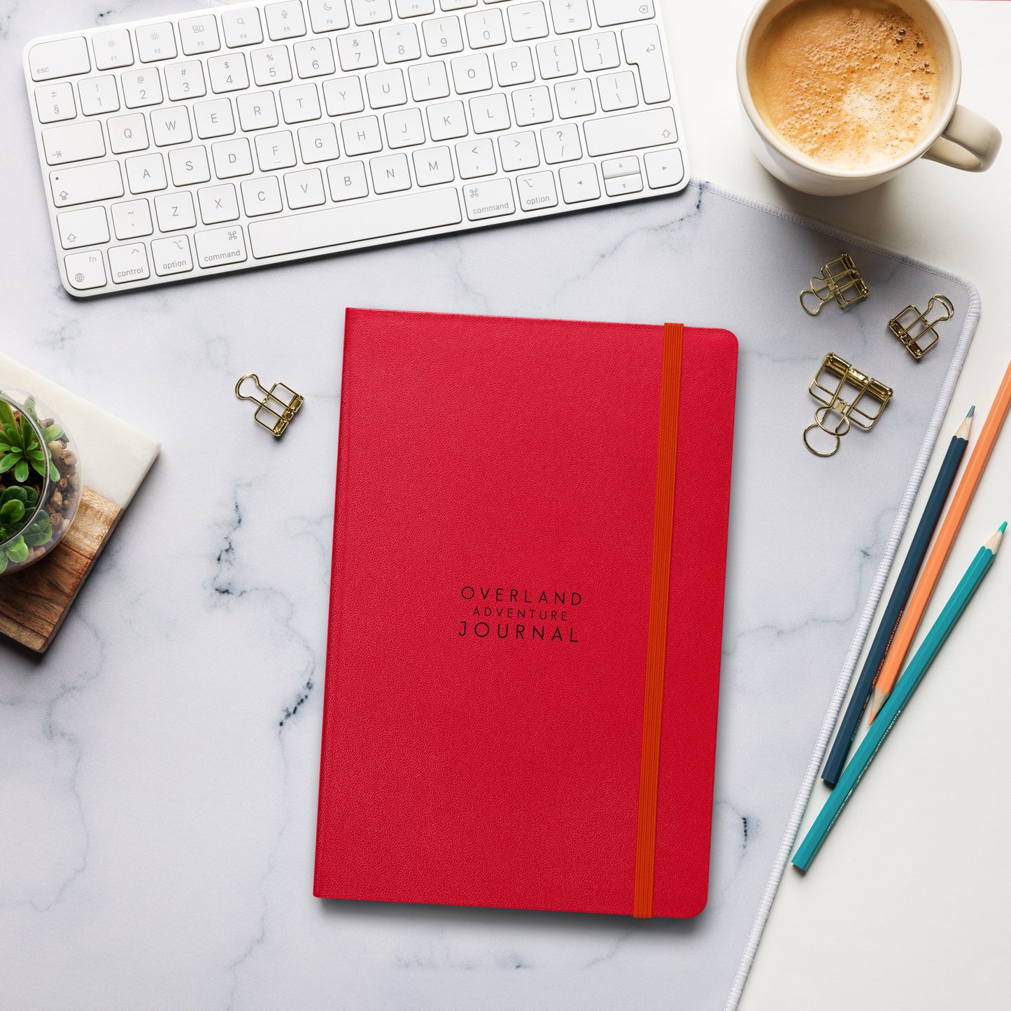 Overland Adventure Journal - Hardcover bound notebook - Icon Components