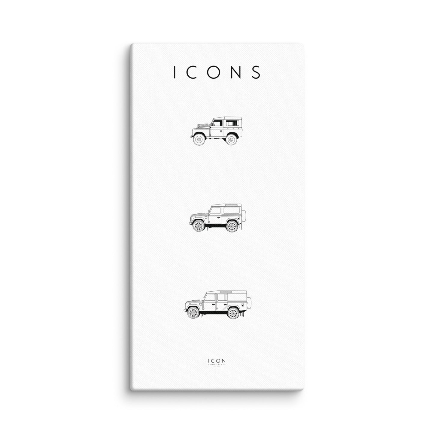 Icons - Defender History Canvas