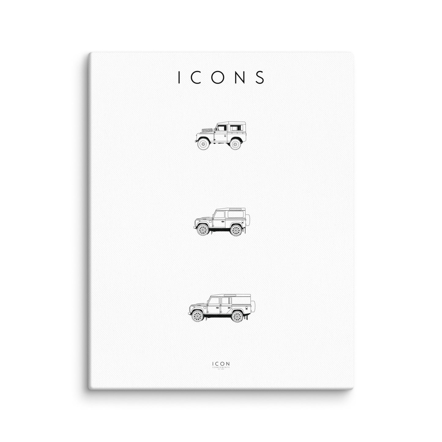 Icons - Defender History Canvas