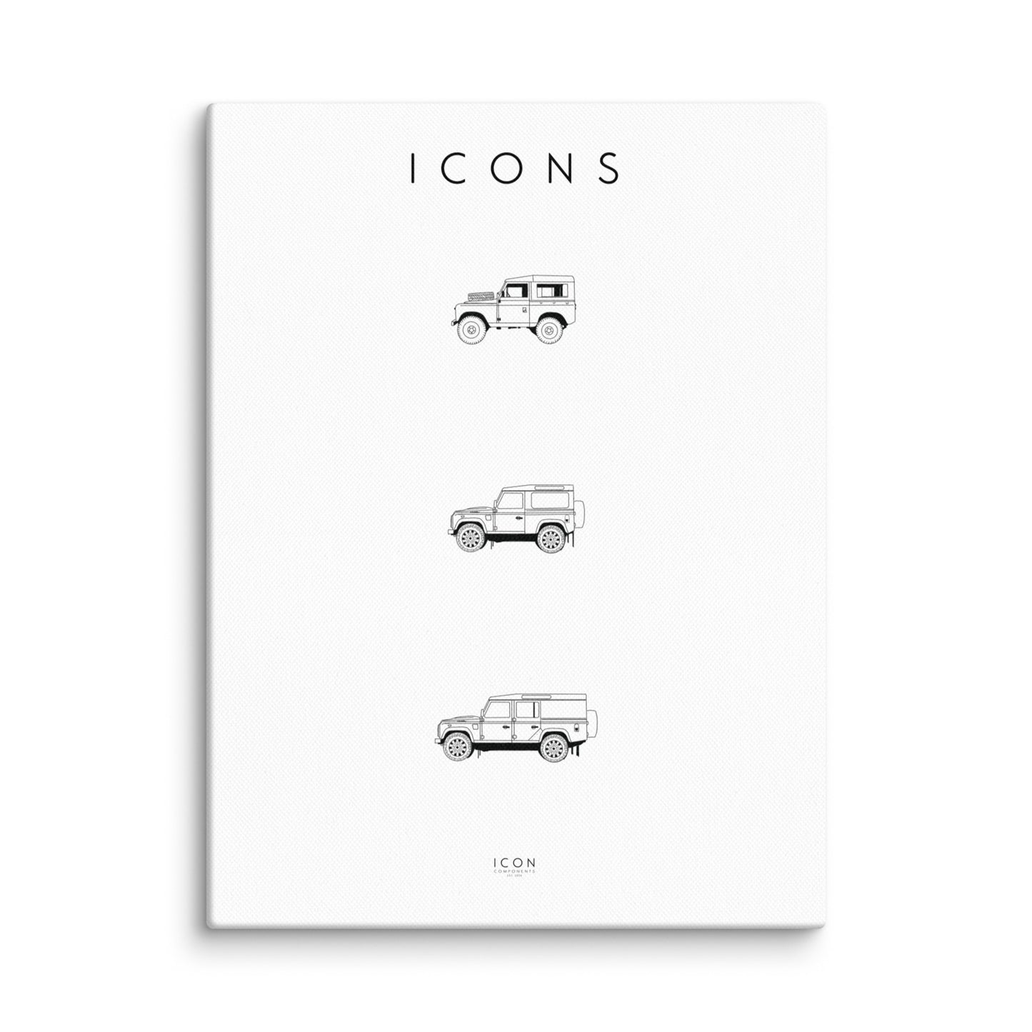 Icons - Defender History Canvas