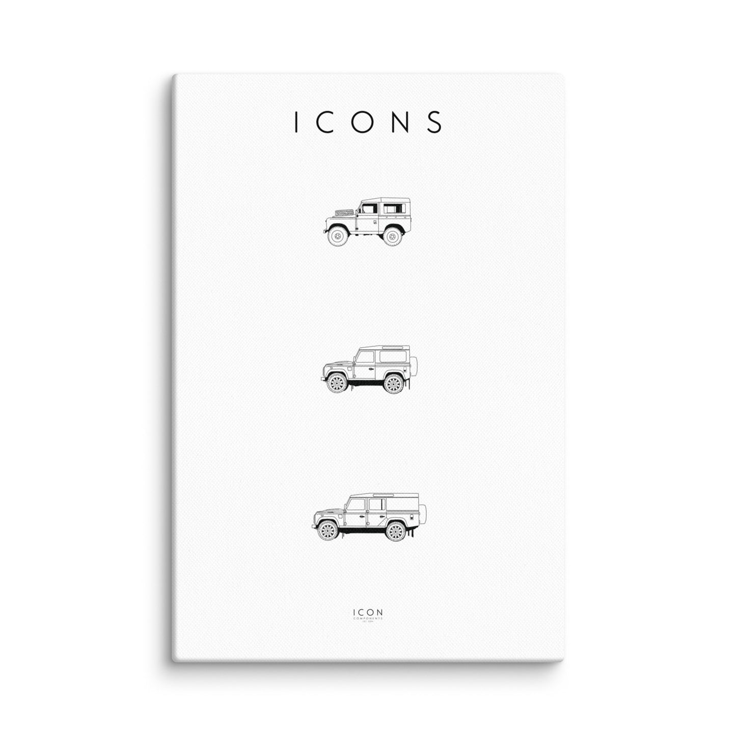 Icons - Defender History Canvas