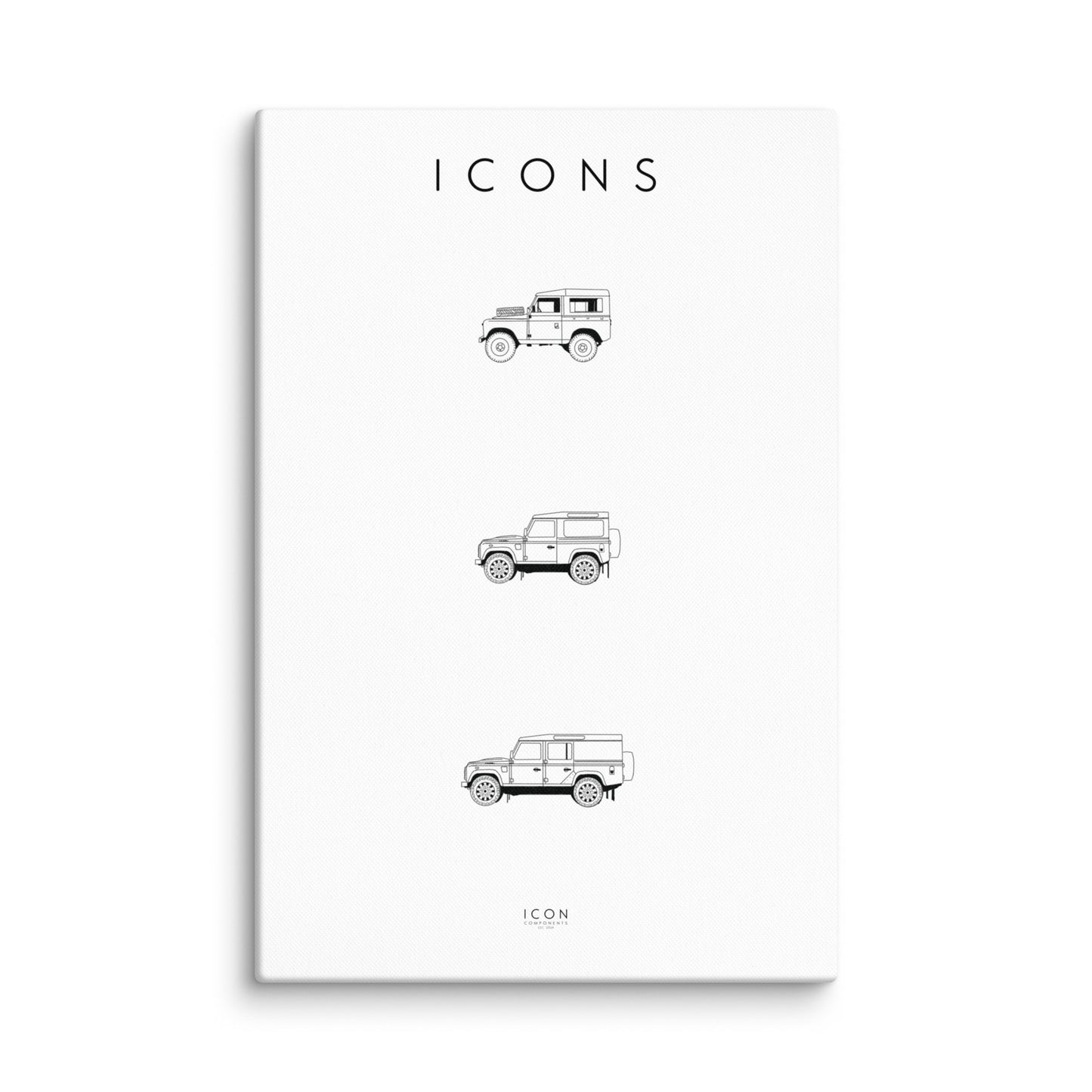 Icons - Defender History Canvas