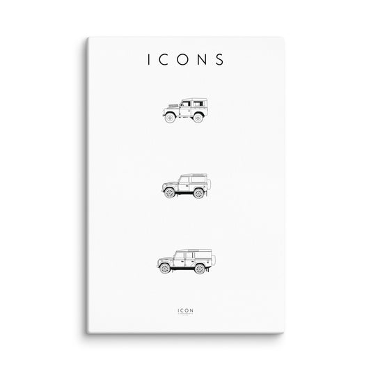 Icons - Defender History Canvas