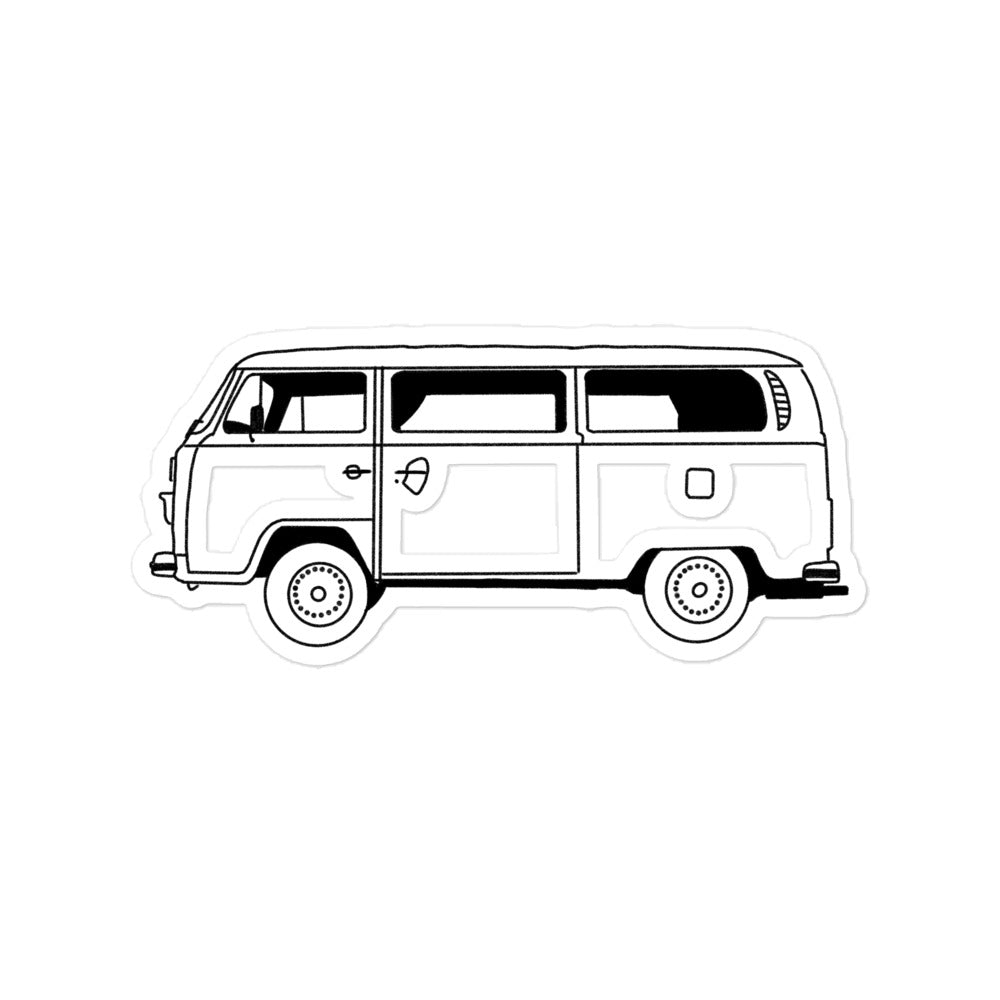 Volkswagen Type 2 - Bubble-free stickers