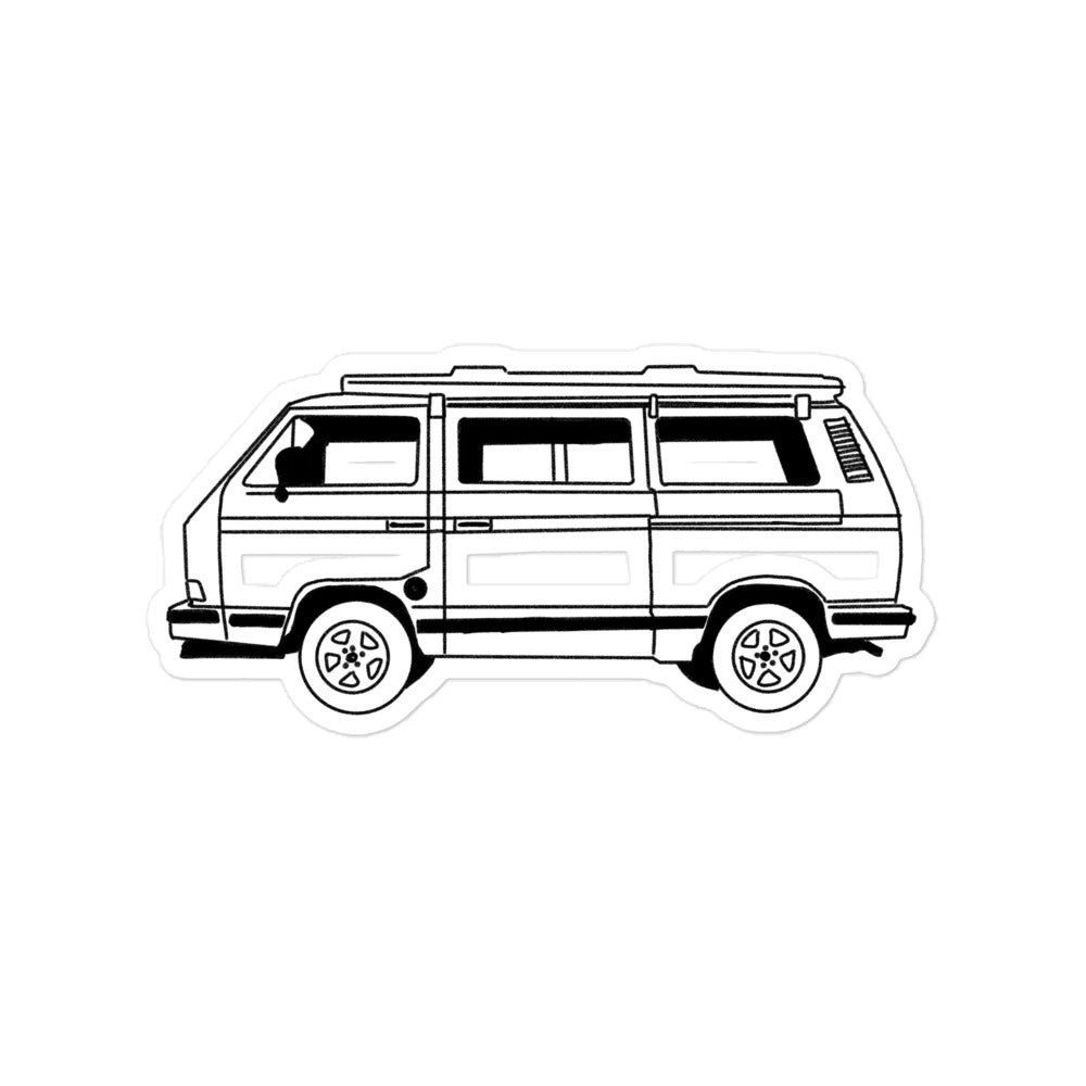 Volkswagen T25 - Bubble-free stickers