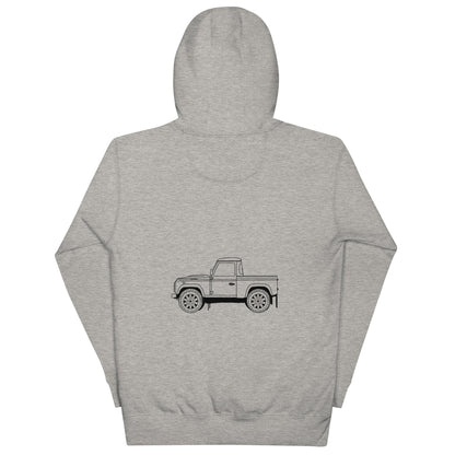 Land Rover Defender 90 Pick Up - Unisex Hoodie