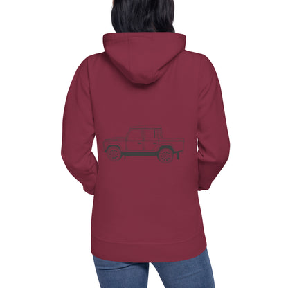 Land Rover Defender 110/ 130 Double Cab (Crew Cab) - Unisex Hoodie