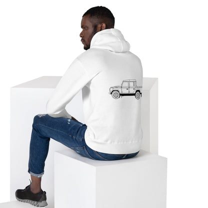 Land Rover Defender 110/ 130 Double Cab (Crew Cab) - Unisex Hoodie