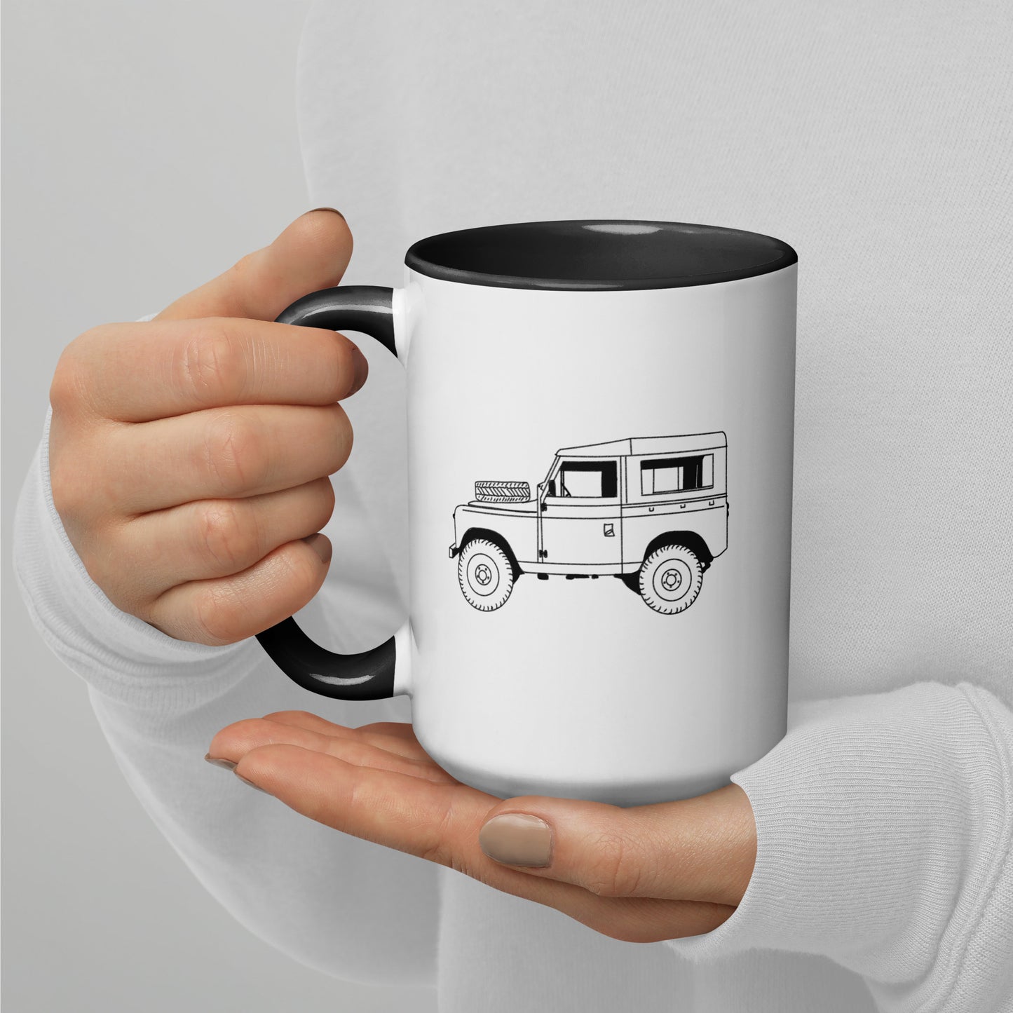 Land Rover Series - Mug with Color Inside