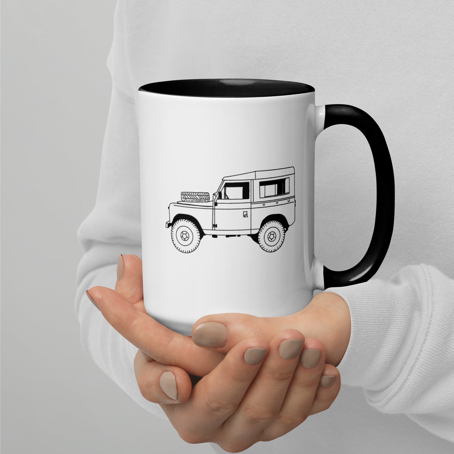 Land Rover Series - Mug with Color Inside