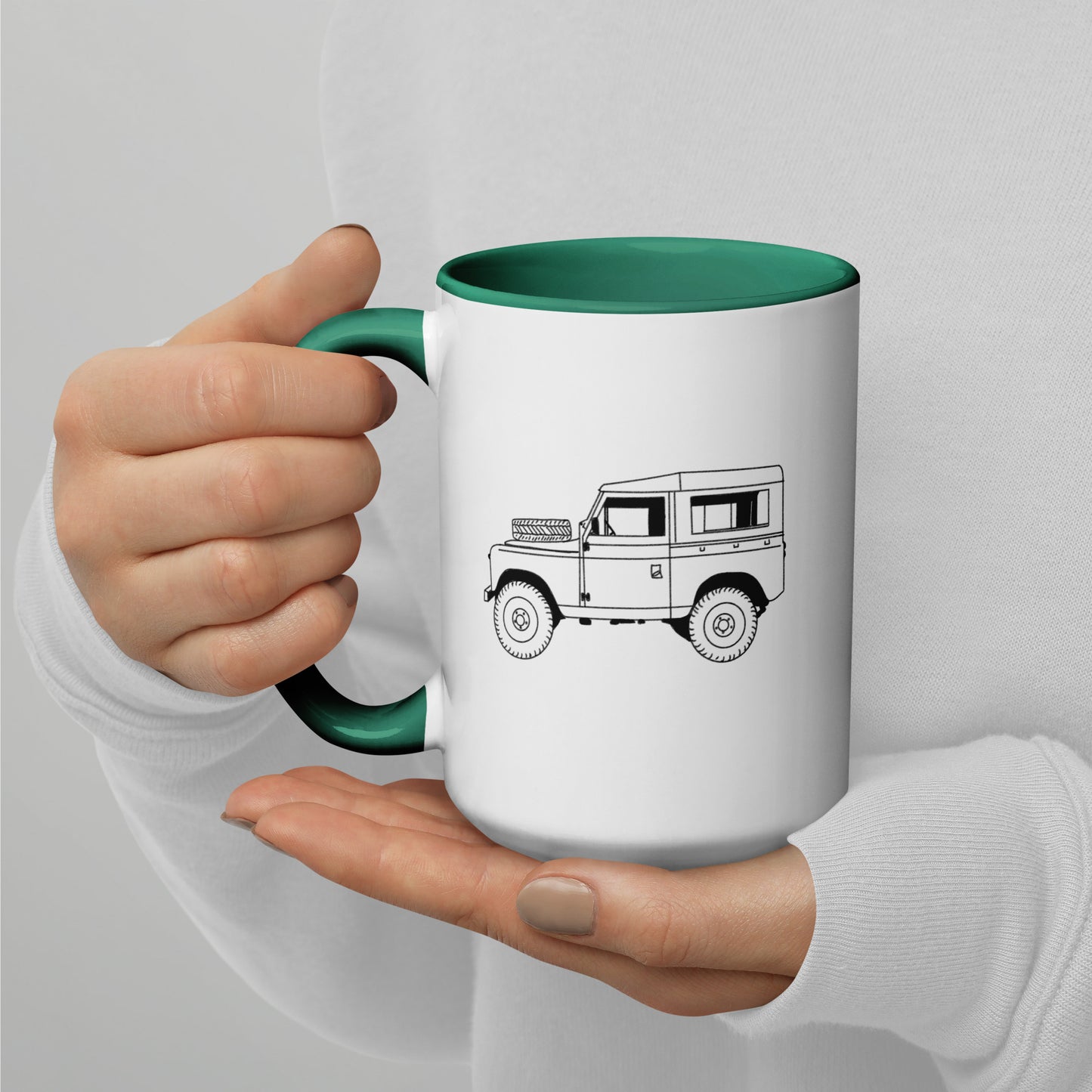 Land Rover Series - Mug with Color Inside