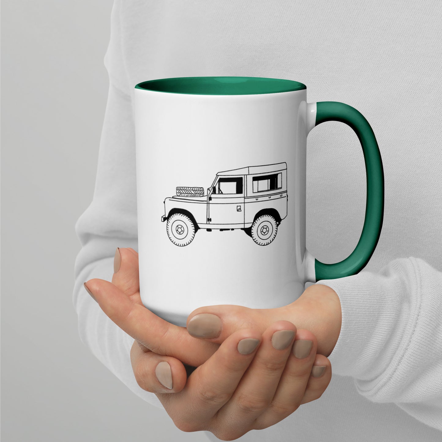 Land Rover Series - Mug with Color Inside