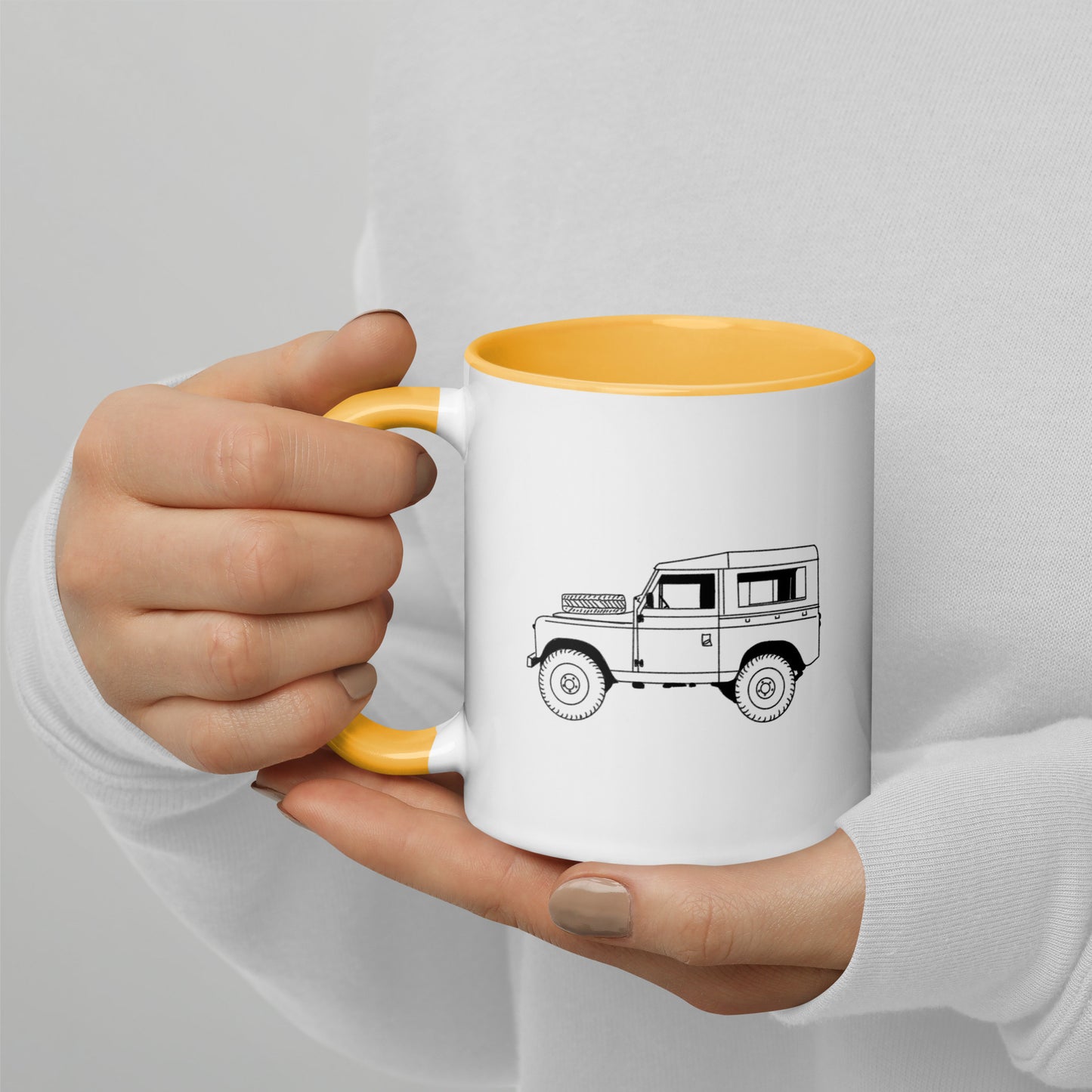 Land Rover Series - Mug with Color Inside