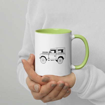 Land Rover Series - Mug with Color Inside