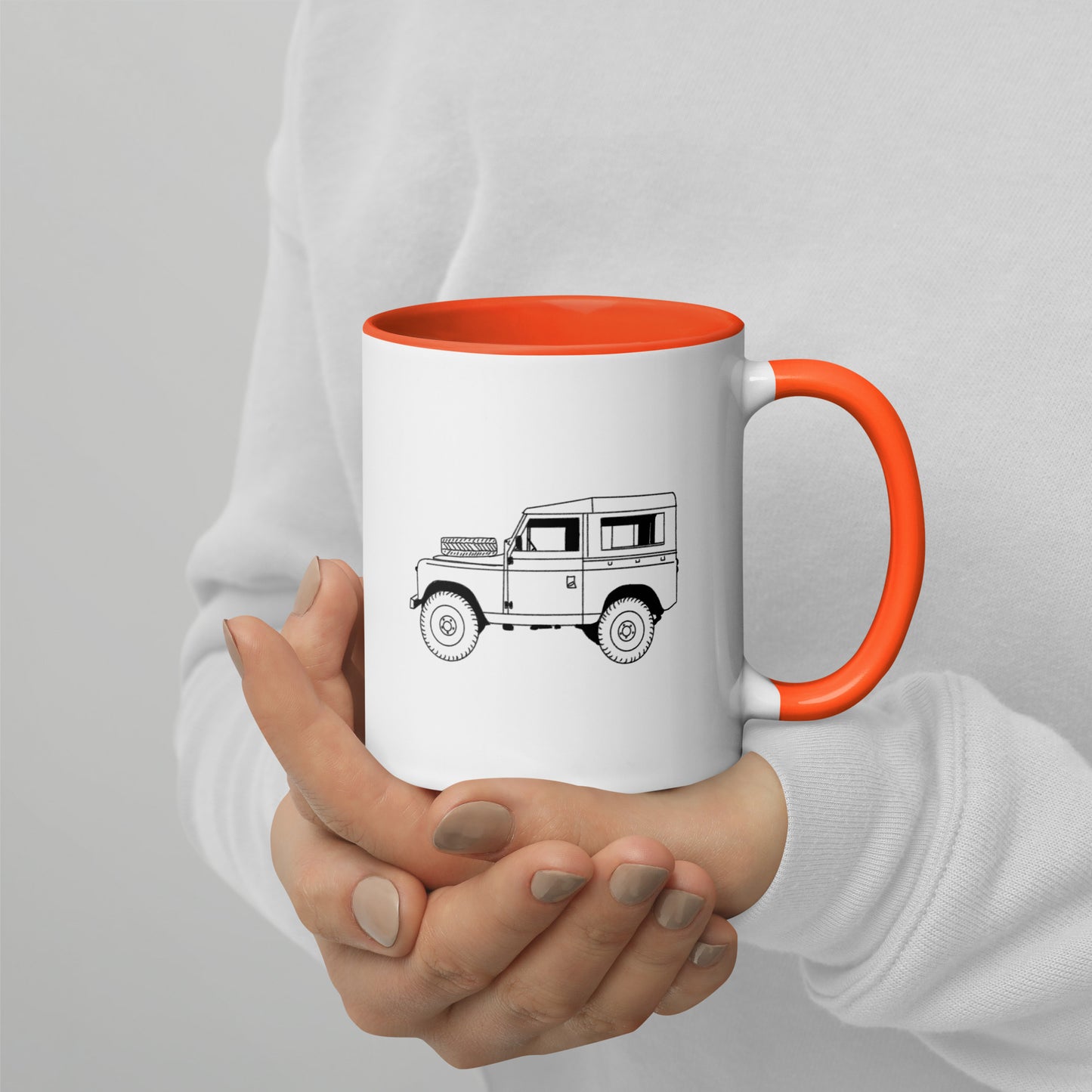 Land Rover Series - Mug with Color Inside