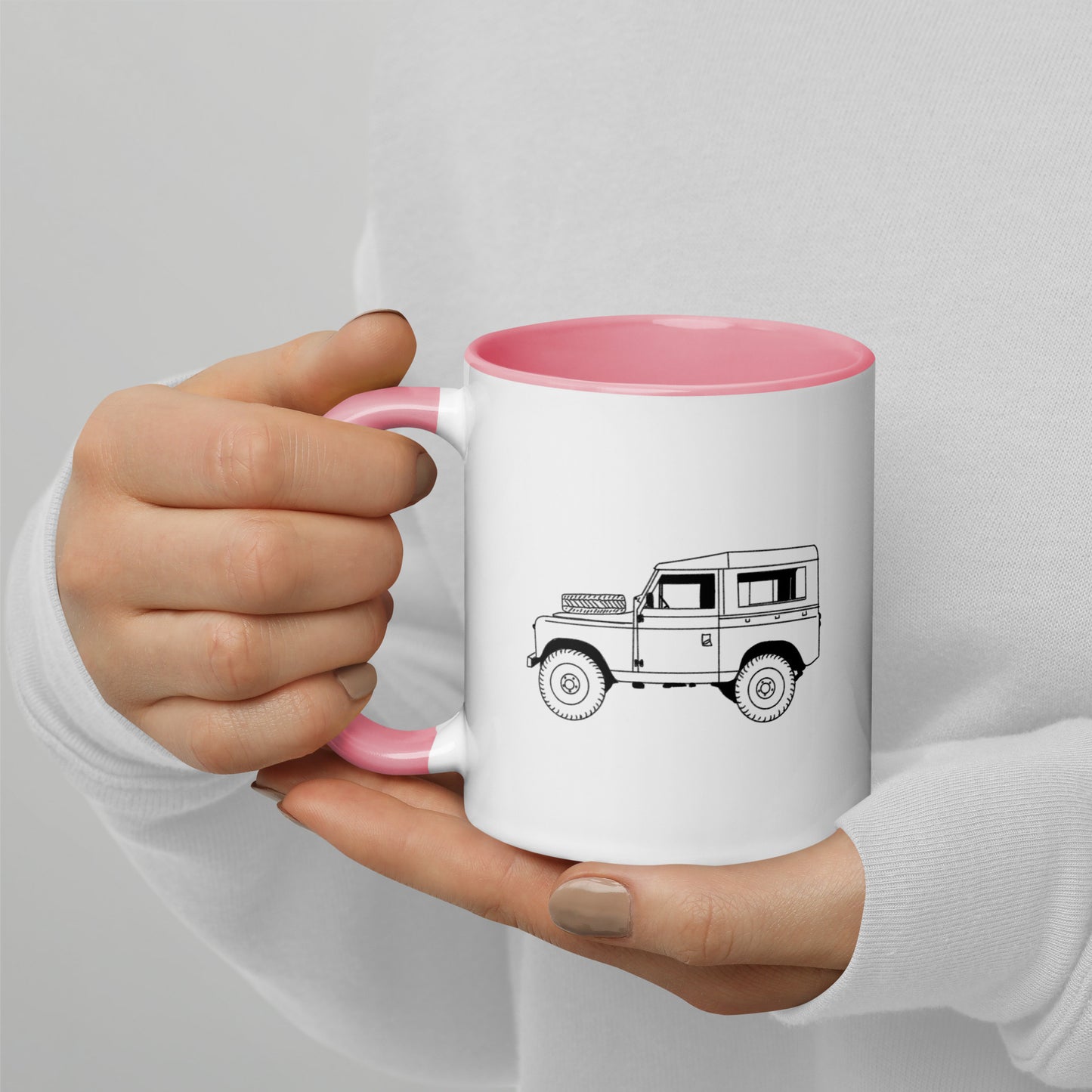 Land Rover Series - Mug with Color Inside