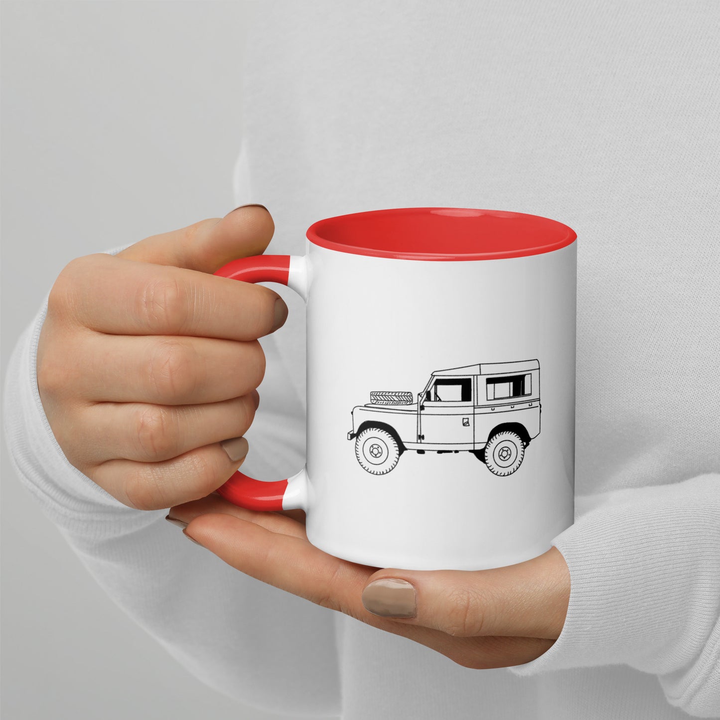 Land Rover Series - Mug with Color Inside