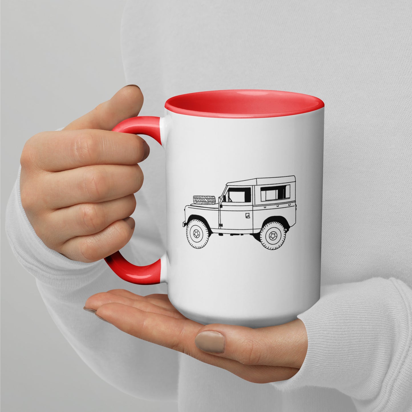 Land Rover Series - Mug with Color Inside