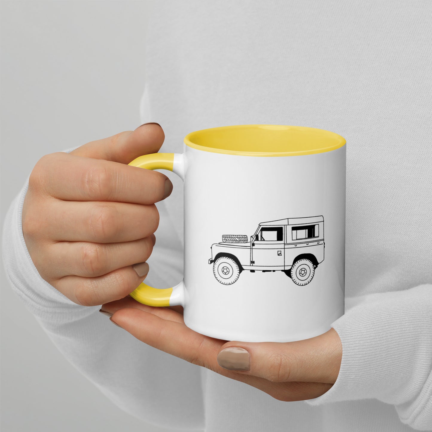 Land Rover Series - Mug with Color Inside